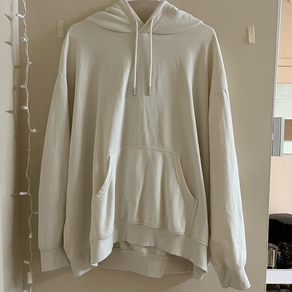 H&M cream hoodie